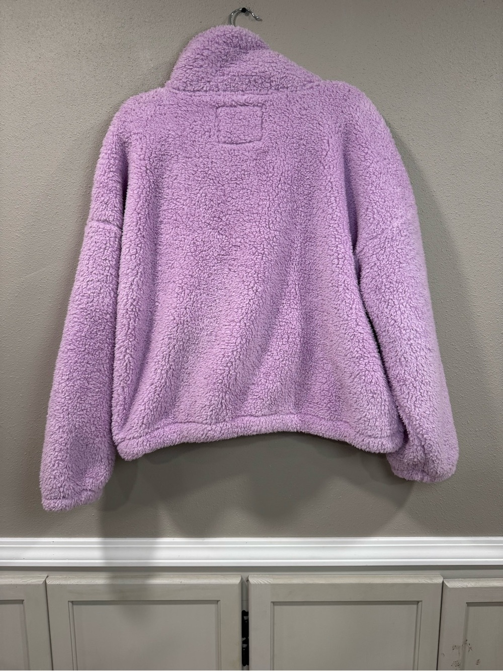 NWT AE Zip-Up Bear Hug Sherpa Sweatshirt - Picture 6 of 6